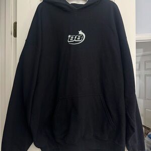 88 rising Head in the clouds Black Hoodie - Casual Pullover Sweatshirt